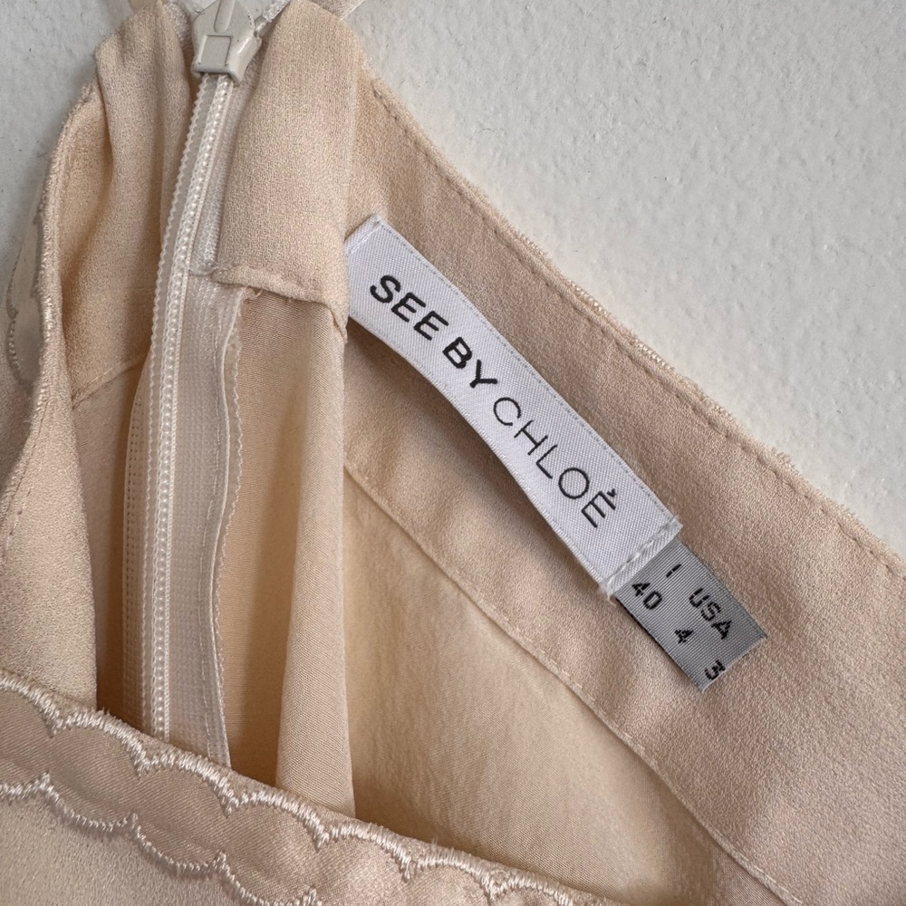 See By Chloe Cream Mini Dress - Picture 8 of 13
